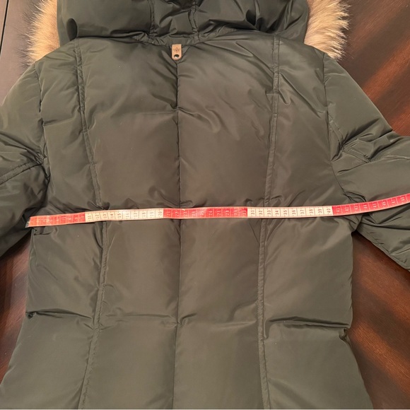 Mackage Khaki Fur-Trimmed Puffer Coat - Picture 6 of 11